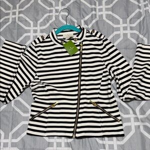 NWT Size 12Y Kate Spade Girls’ Stripe Jacket